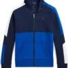 Polo Ralph Lauren Kids Color-Blocked Double-Knit Track Jacket (Big Kids) -Skechers Store 610MbXchHNL. AC SR736920