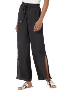 MICHAEL Michael Kors Petite Solid High Slit Pants