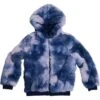 Zunie Tie-Dye Print Fuzzy Jacket (Big Kids) -Skechers Store 719MeZ6Tl2L. AC SR736920