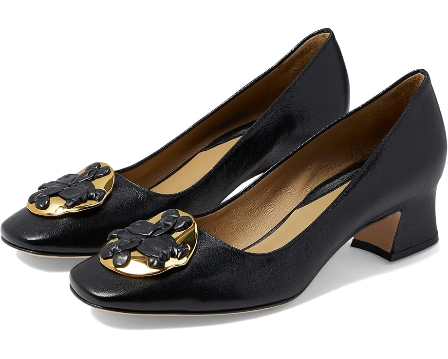 Tory Burch Woven Double T Pump 45 Mm 3 Tory Burch Woven Double T Pump 45 Mm