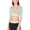 Calvin Klein Underwear Modern Cotton Unlined Bralette (Long Sleeve) -Skechers Store 71iT7Fg119L. AC SR736920