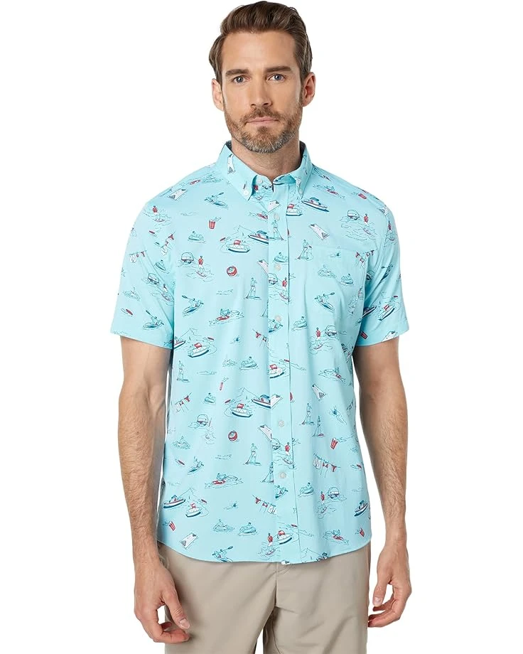 Southern Tide Sandbar Party Short Sleeve Intercoastal Sport Shirt 3 Southern Tide Sandbar Party Short Sleeve Intercoastal Sport Shirt