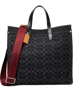 COACH Field Tote 40 In Signature Denim
