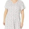 Karen Neuburger Plus Size Island Breeze Short Sleeve Nightshirt -Skechers Store 811pbBer4L. AC SR736920