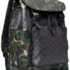 COACH League Flap Backpack In Signature With Camo Print Leather