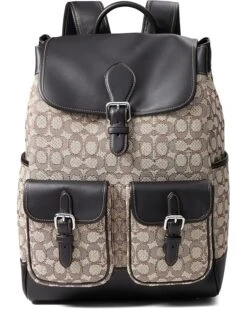 COACH Frankie Backpack In Signature Textile Jacquard